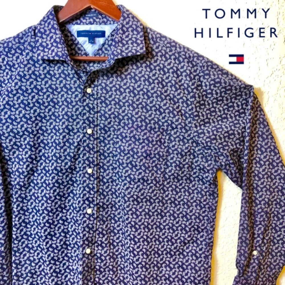 Tommy Hilfiger Paisley Ling Sleeve Shirt
